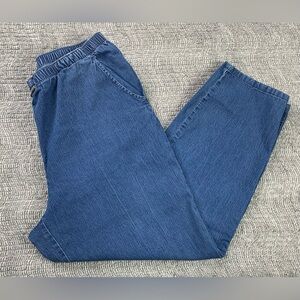 3/$10 Components Women’s Blue Denim PullOn Pants Size 14S